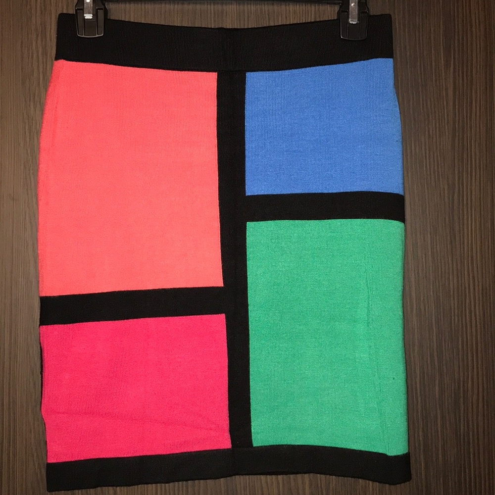 Color Block Skirt